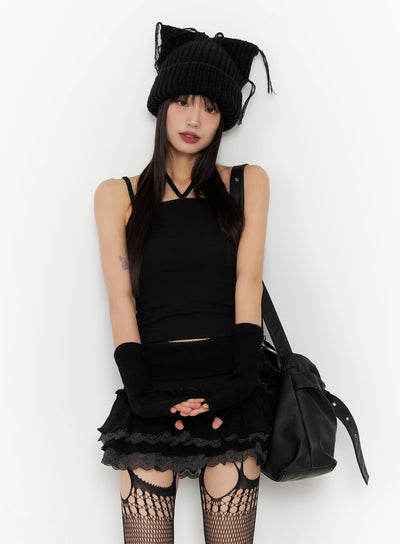 two-way-strap-camisole-in503 / Black