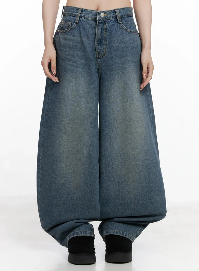 alani-vintage-wash-wide-leg-jeans-in525 / Blue