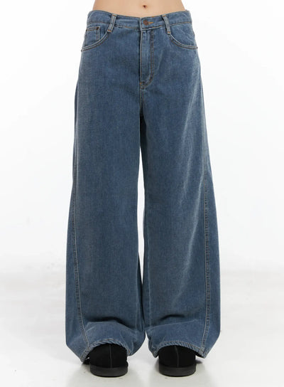 norah-oversized-jeans-cn528 / Blue