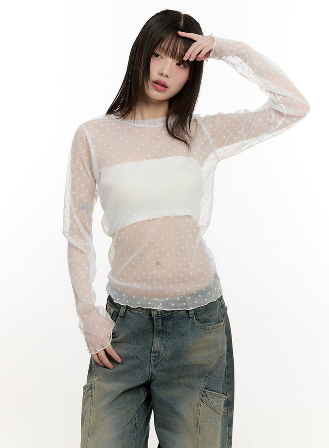 sheer-polka-dot-long-sleeve-top-cm513