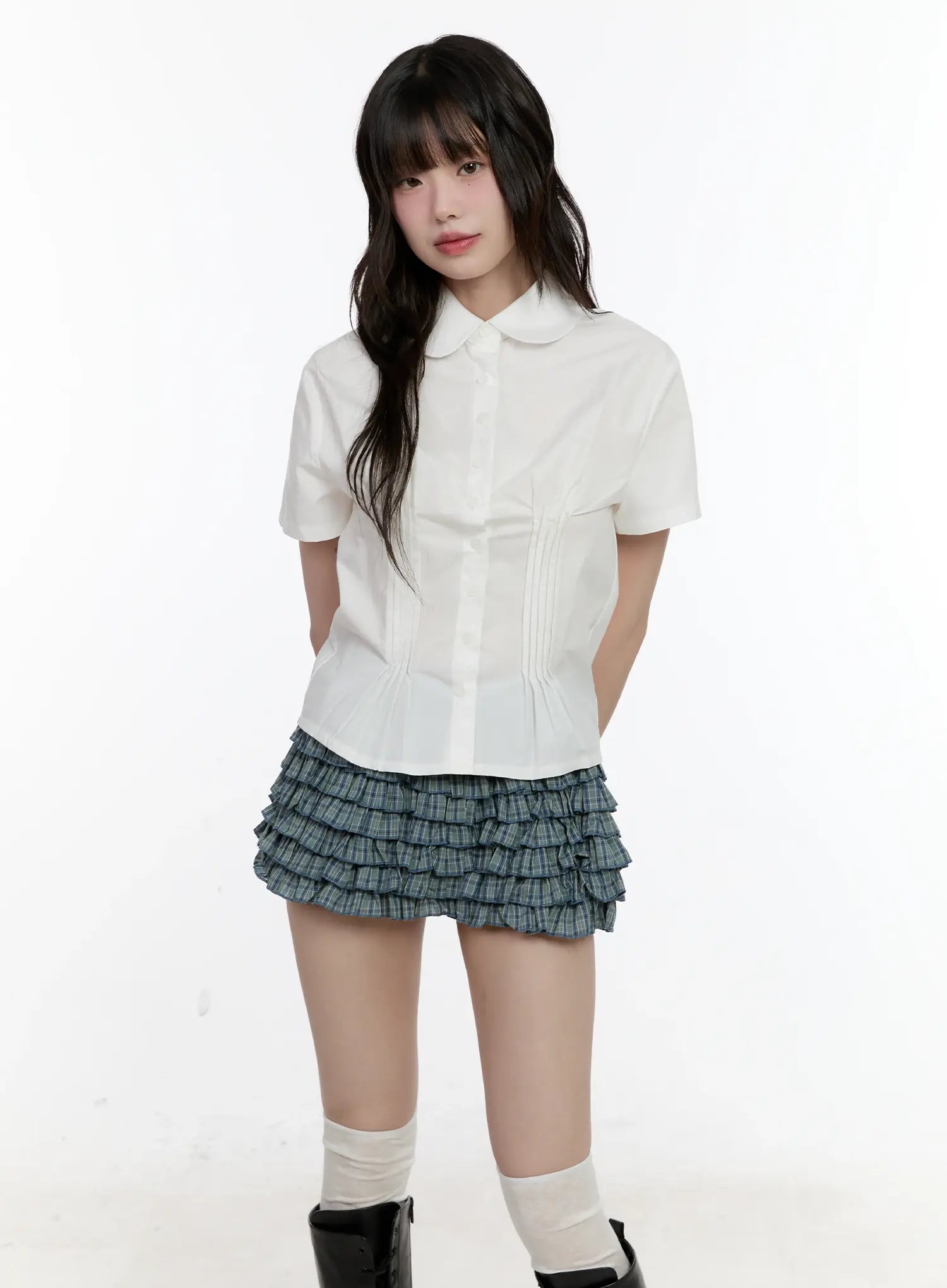 collared-pintuck-button-up-top-cl504