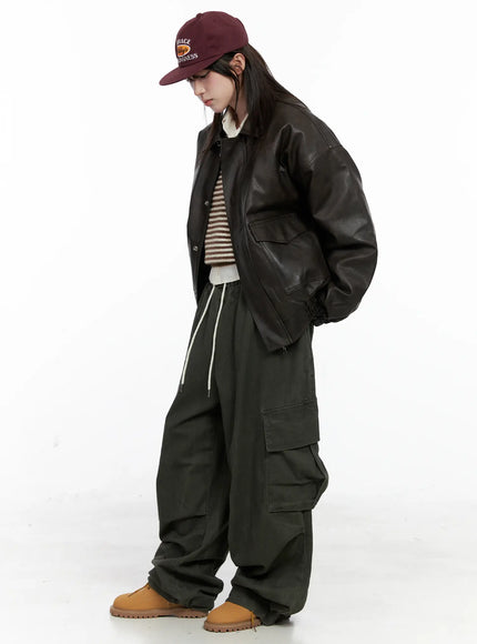 banded-wide-leg-cargo-pants-co520