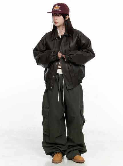 banded-wide-leg-cargo-pants-co520