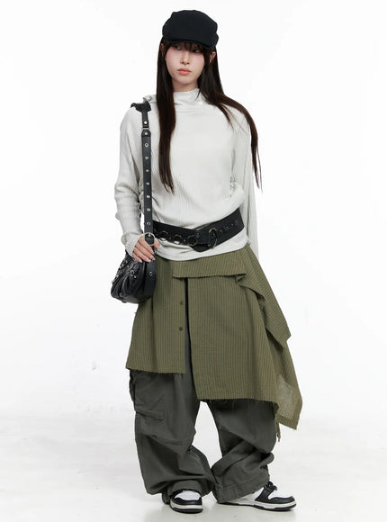 shirred-button-hoodie-co520