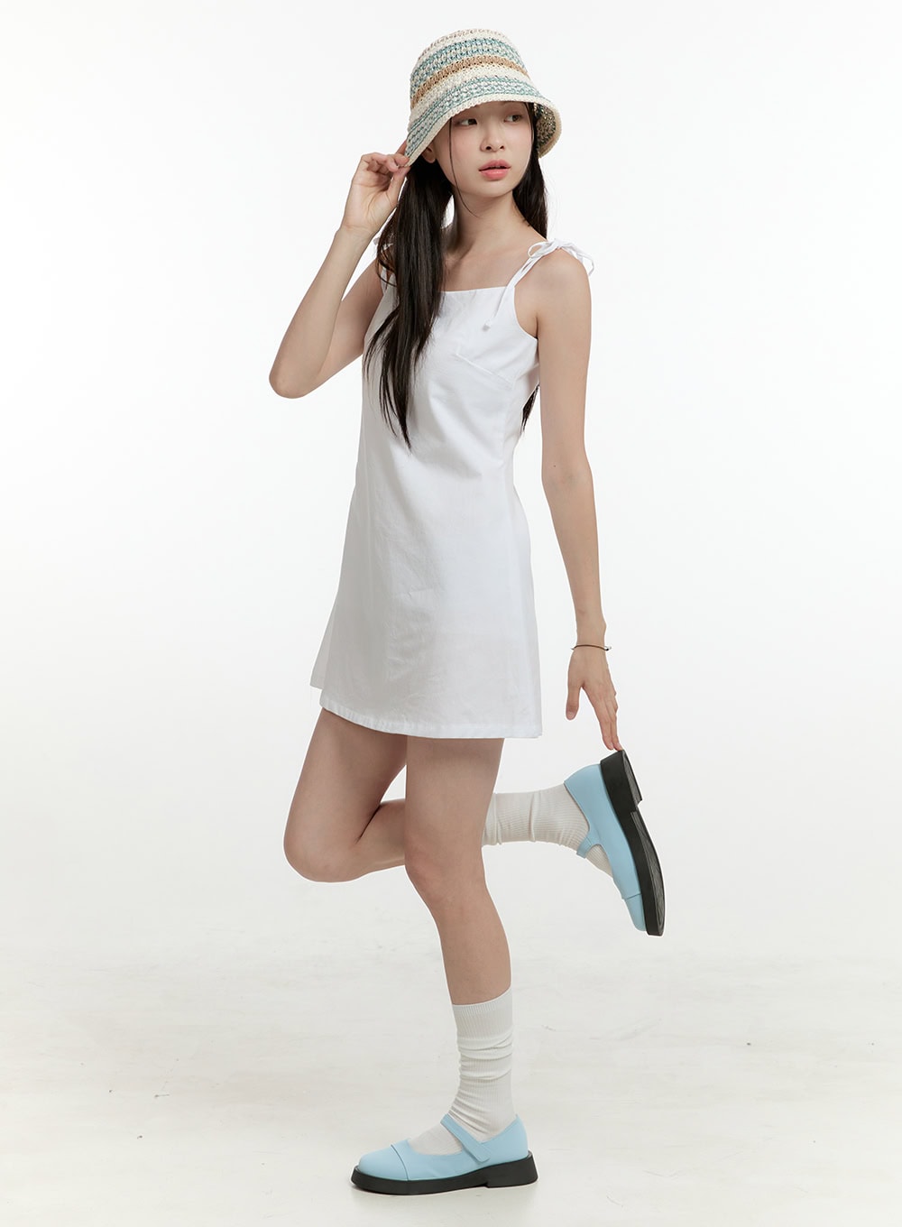 flare-sleeveless-mini-dress-ol423