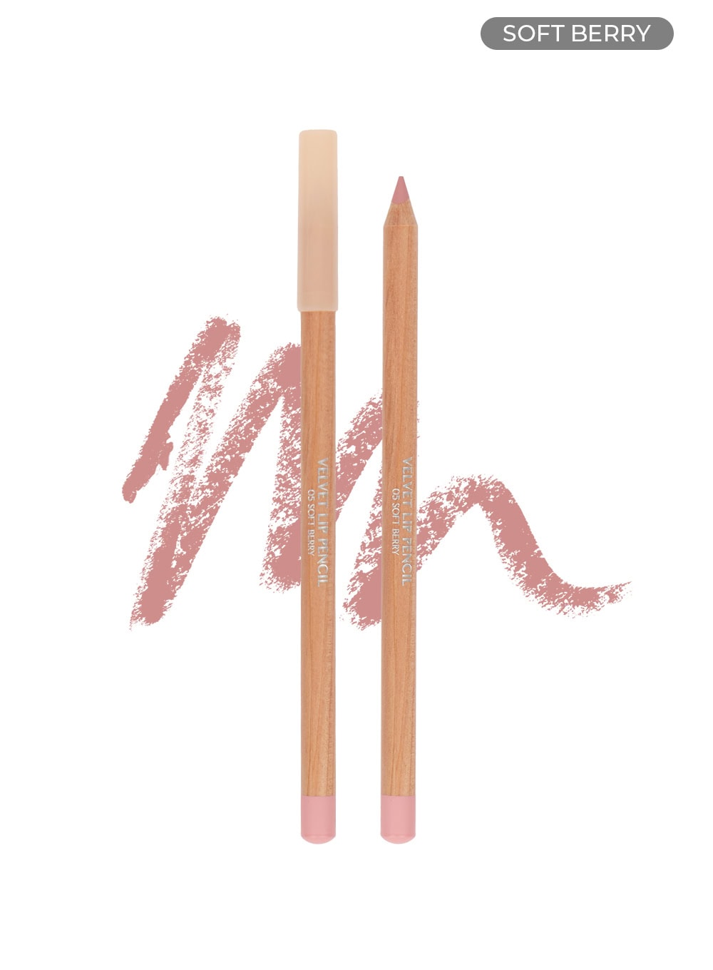 velvet-lip-pencil-set-1-45g / 05 soft berry