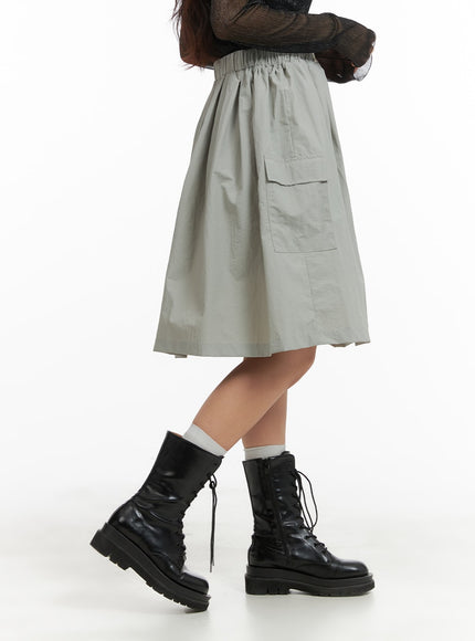 solid-flare-cargo-midi-skirt-cm425