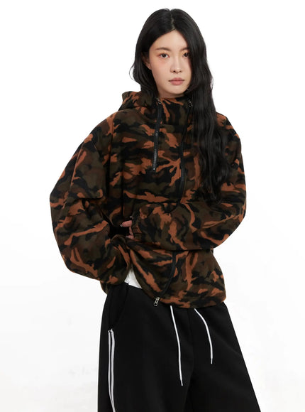 abstract-print-double-zip-fleece-hoodie-in528