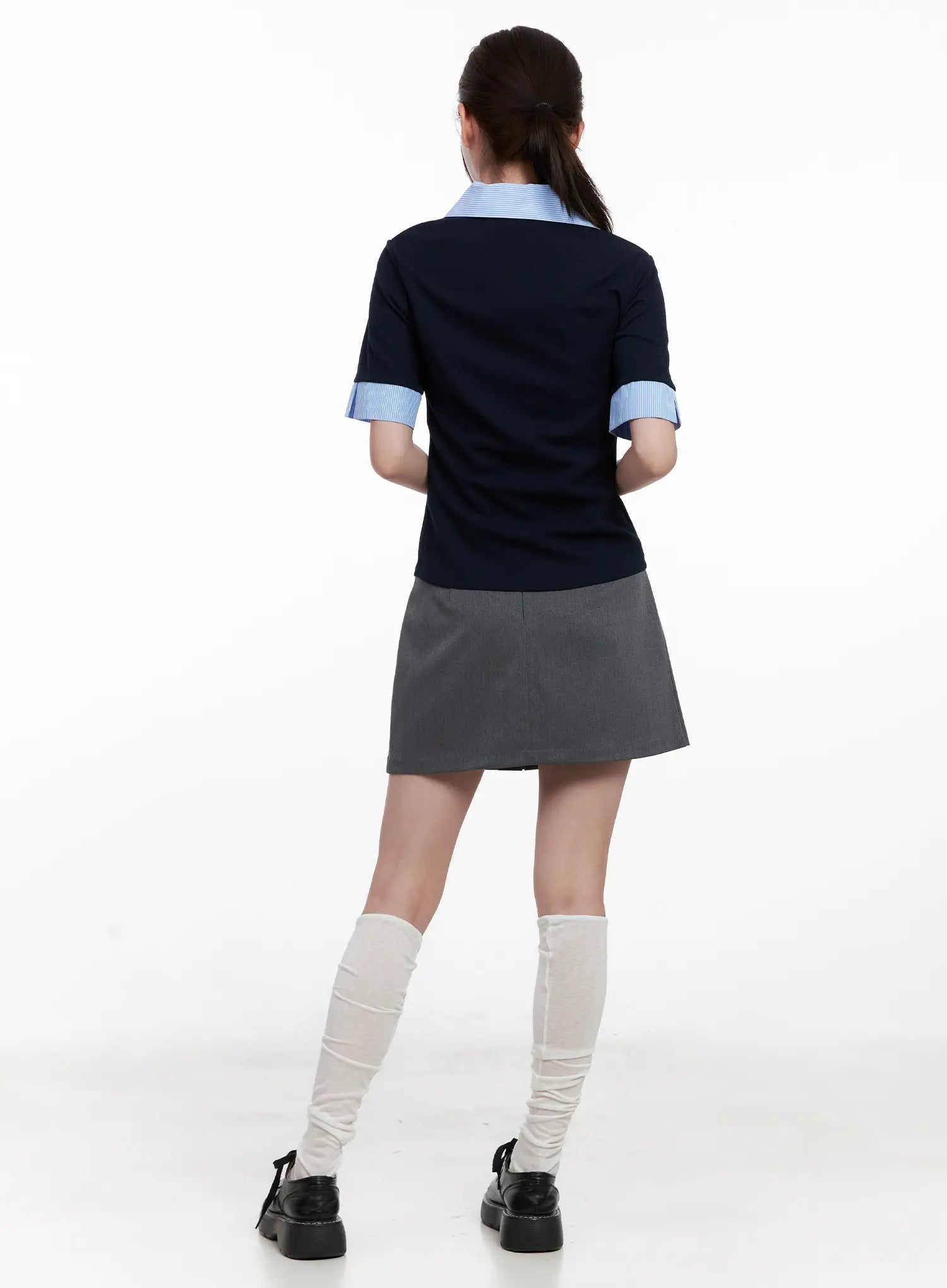 classic-pleated-mini-a-line-skirt-cl524