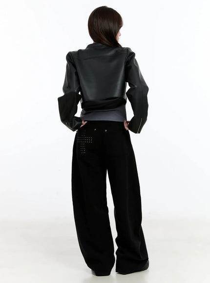 studded-wide-leg-fleece-lined-pants-cn525