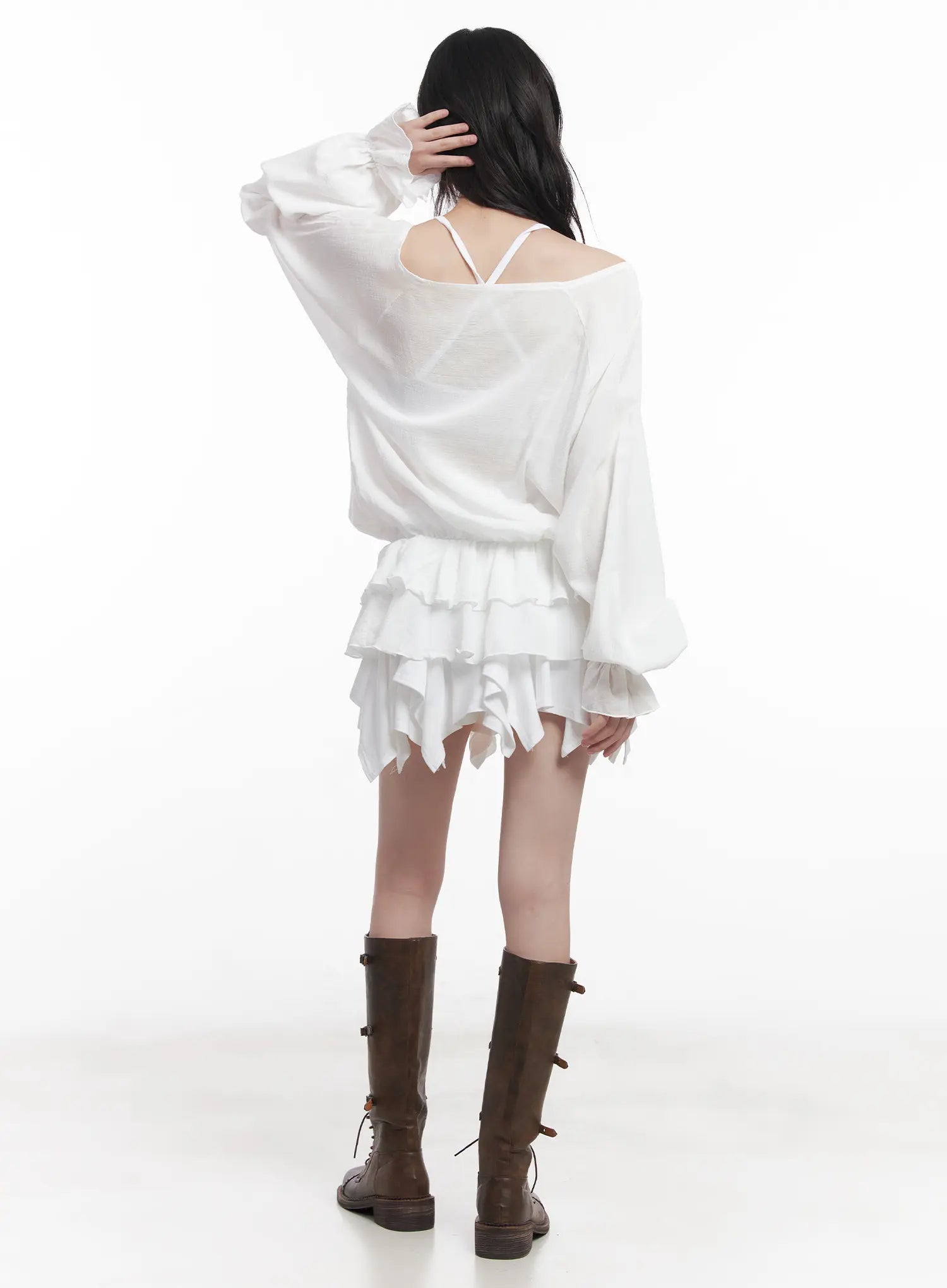 flared-ruffle-mini-skirt-cu520