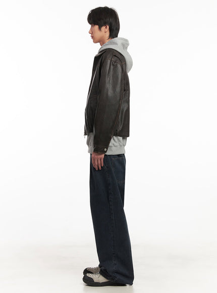 mens-vintage-faux-leather-collared-jacket-ia510