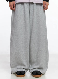 mens-wide-leg-sweatpants-is519 / Gray