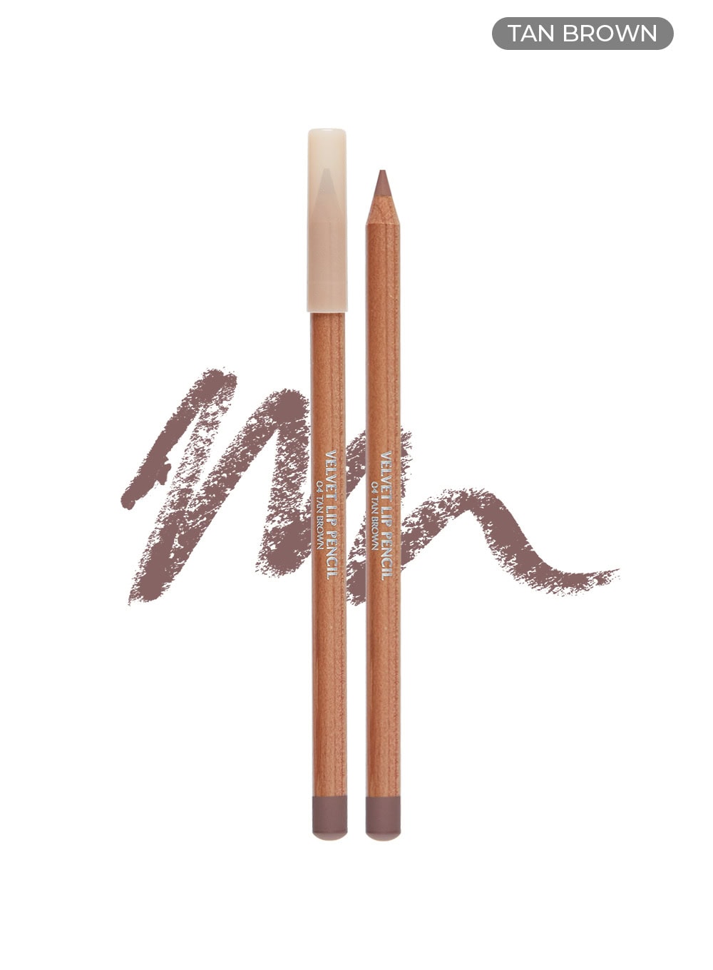 velvet-lip-pencil-set-1-45g / 04 TAN BROWN