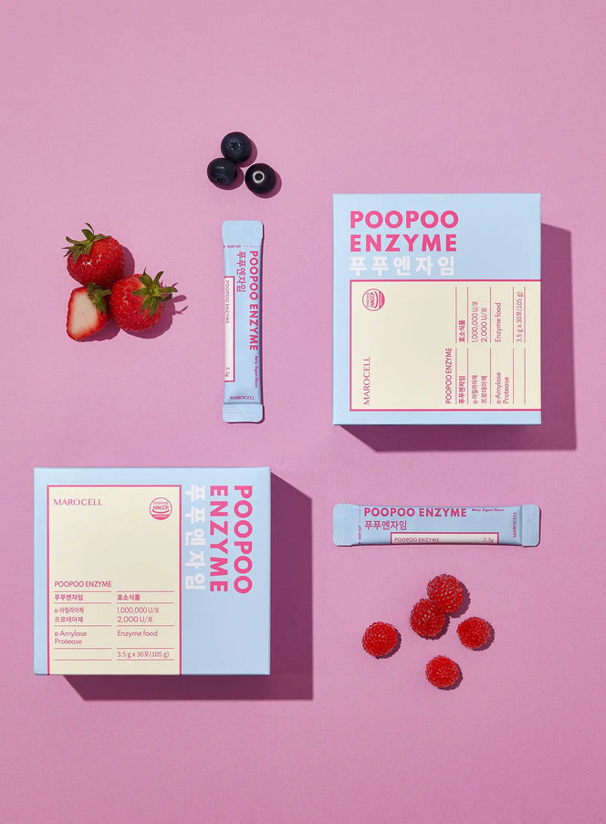 Poo Poo Enzyme (Berry Yogurt Flavor) (3.5g x 30ea)