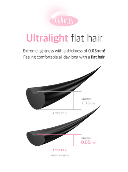 TOKTOKHARA No Glue Eyelash – Light (54pcs)