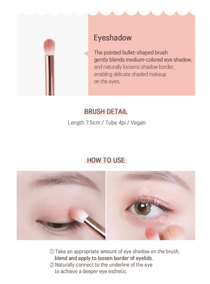 Cotton Candy Capsule Brush Set 4pcs (80g)