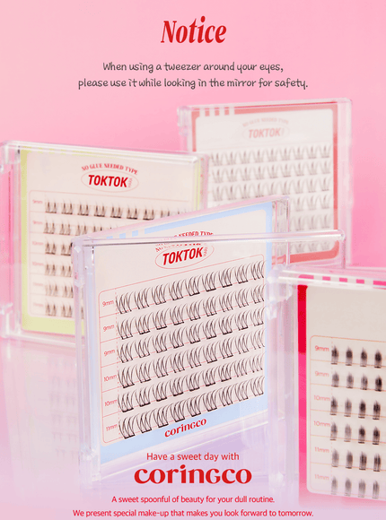 TOKTOKHARA No Glue Eyelash – Light (54pcs)