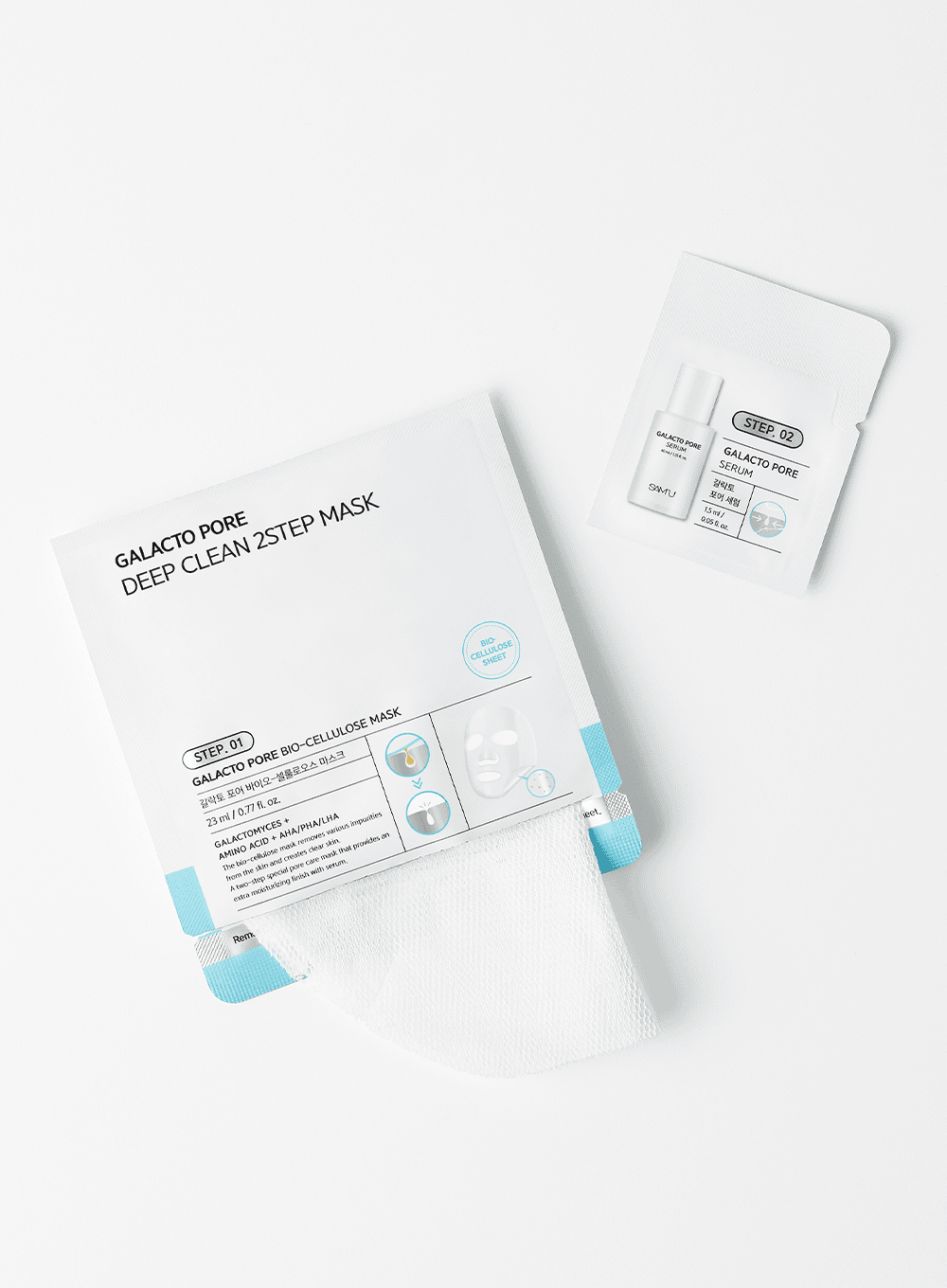 Galacto Pore Deep Clean 2 Step Mask (23ml, 4ea)