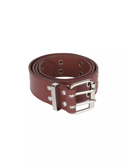 double-eyelet-belt-iu524 / Brown
