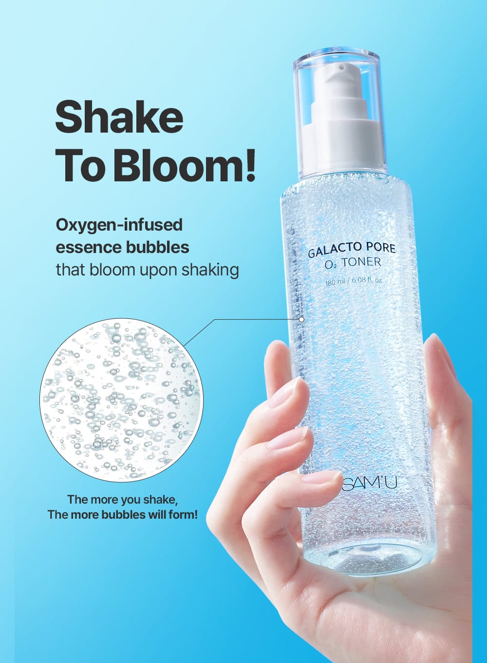 Galacto Pore O2 Toner (180ml)