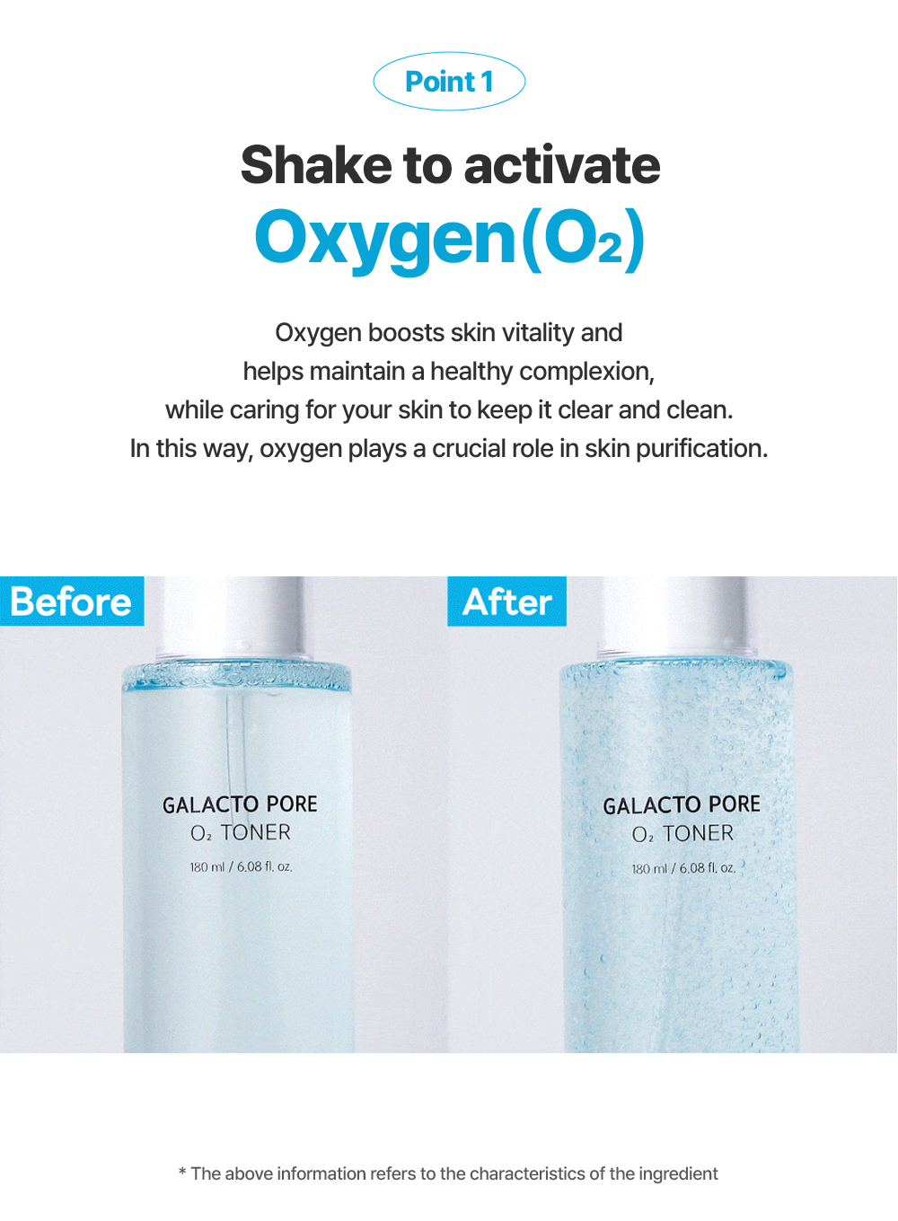 Galacto Pore O2 Toner (180ml)