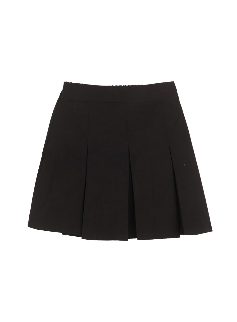 high-waisted-pleated-mini-skirt-ca502 / Black