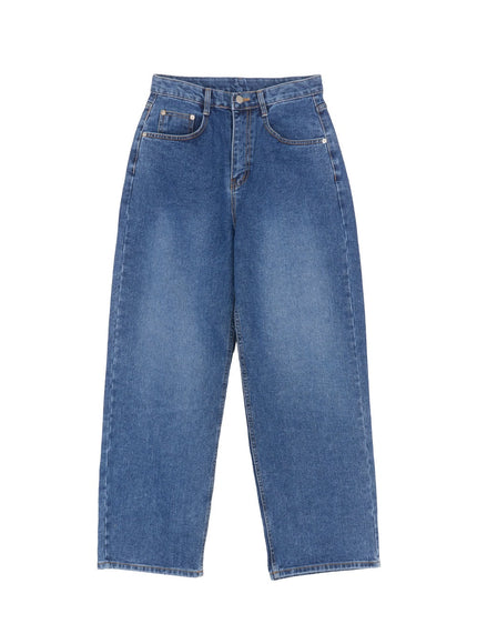 kyli-washed-wide-leg-jeans-cm512 / Dark blue
